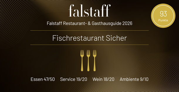 Falstaff Restaurant & Gasthausguide 2026 — 93 Punkte
